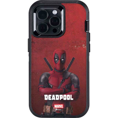 Marvel Deadpool Legacy Deadpool Red Poster Otterbox Defender iPhone Skin