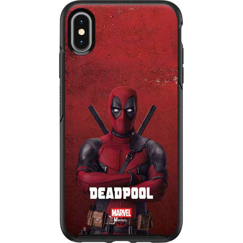 Marvel Deadpool Legacy Deadpool Red Poster Otterbox Symmetry iPhone Skin