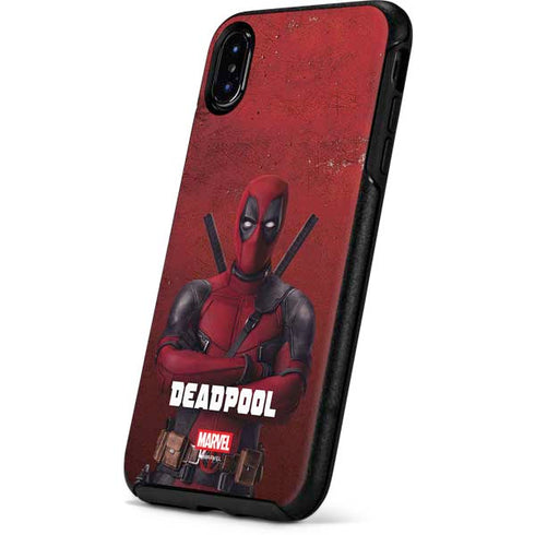 Marvel Deadpool Legacy Deadpool Red Poster Otterbox Symmetry iPhone Skin