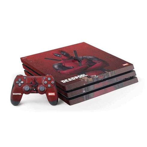 Marvel Deadpool Legacy Deadpool Red Poster PlayStation PS4 Skins