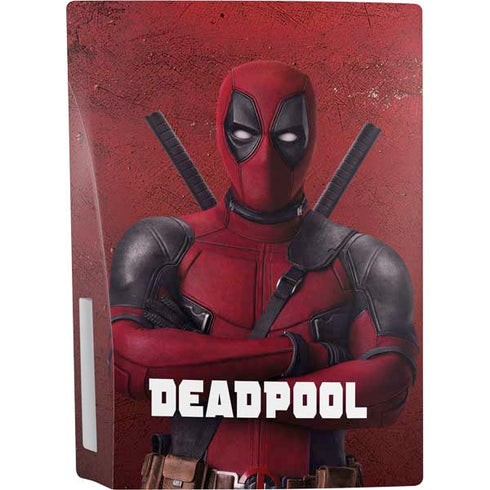 Marvel Deadpool Legacy Deadpool Red Poster PS5 Console Skin