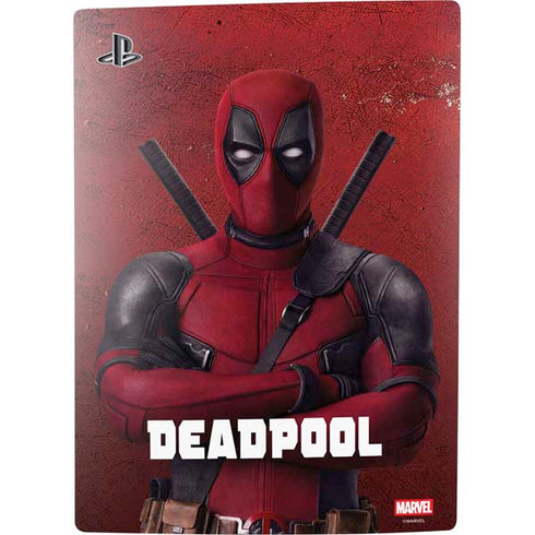 Marvel Deadpool Legacy Deadpool Red Poster PS5 Digital Edition Console Skin