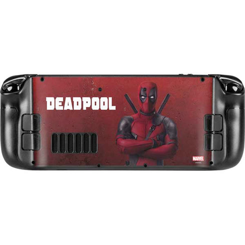 Marvel Deadpool Legacy Deadpool Red Poster Steam Deck Handheld Gaming Computer OLED Skin