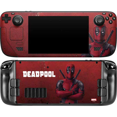 Marvel Deadpool Legacy Deadpool Red Poster Steam Deck Handheld Gaming Computer Skin