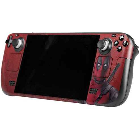 Marvel Deadpool Legacy Deadpool Red Poster Steam Deck Handheld Gaming Computer Skin