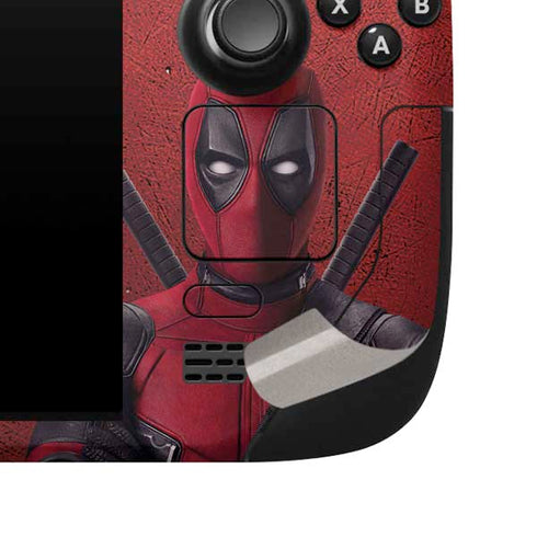 Marvel Deadpool Legacy Deadpool Red Poster Steam Deck Handheld Gaming Computer Skin