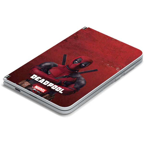 Marvel Deadpool Legacy Deadpool Red Poster Surface Duo Skin