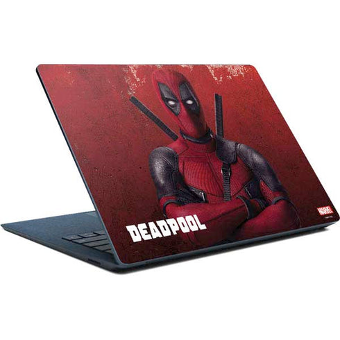 Marvel Deadpool Legacy Deadpool Red Poster Surface Laptop Skin