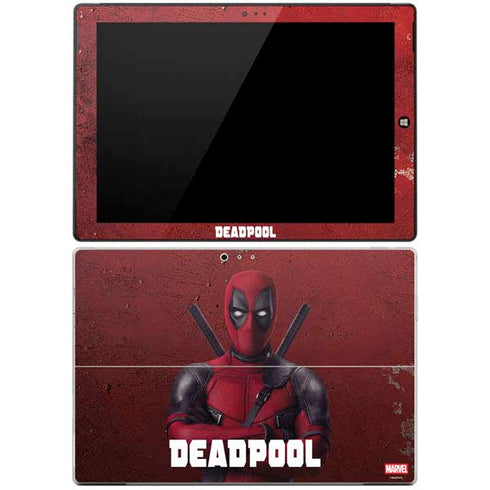 Marvel Deadpool Legacy Deadpool Red Poster Surface Pro 3 Skin