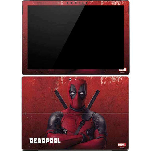 Marvel Deadpool Legacy Deadpool Red Poster Surface Pro 4 Skin