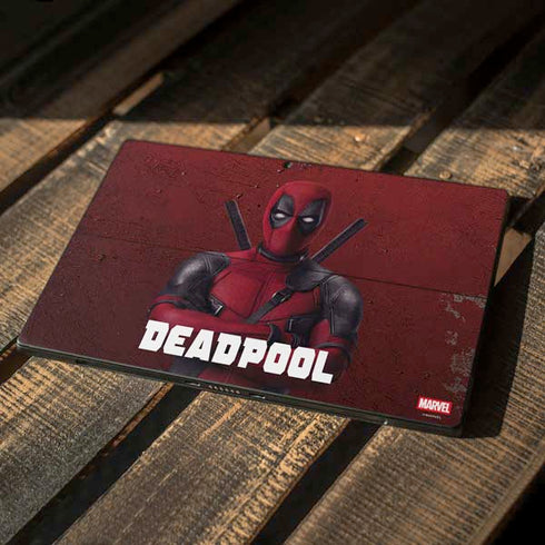 Marvel Deadpool Legacy Deadpool Red Poster Surface Pro 6 Skin