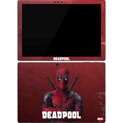 Marvel Deadpool Legacy Deadpool Red Poster Surface Pro 7 Skin