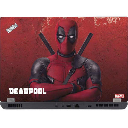 Marvel Deadpool Legacy Deadpool Red Poster Lenovo ThinkPad Skin