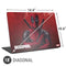 Marvel Deadpool Legacy Deadpool Red Poster Universal Laptop 18in (14.6 x 10.6in) Skin