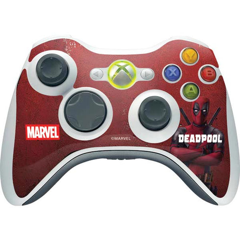 Marvel Deadpool Legacy Deadpool Red Poster Xbox 360 Wireless Controller Skin