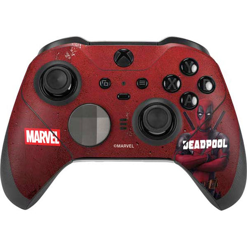 Marvel Deadpool Legacy Deadpool Red Poster Xbox Elite Wireless Controller Series 2 Skin
