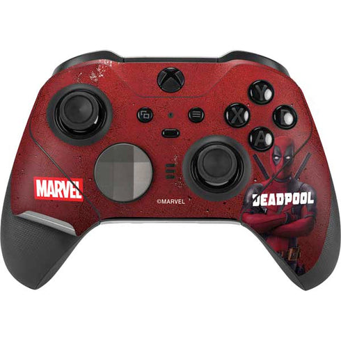 Marvel Deadpool Legacy Deadpool Red Poster Xbox Elite Wireless Controller Series 2 Skin
