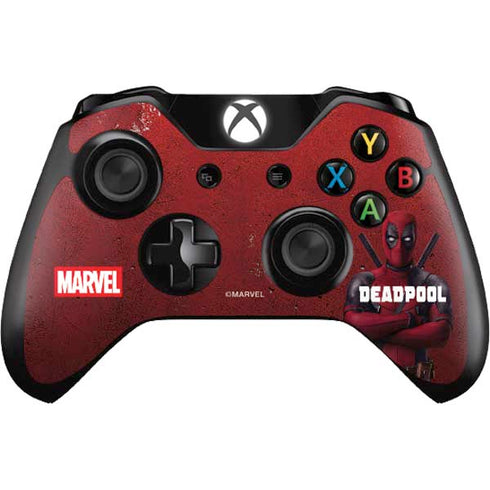 Marvel Deadpool Legacy Deadpool Red Poster Xbox One Controller Skin