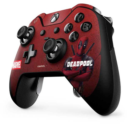 Marvel Deadpool Legacy Deadpool Red Poster Xbox One Elite Controller Skin