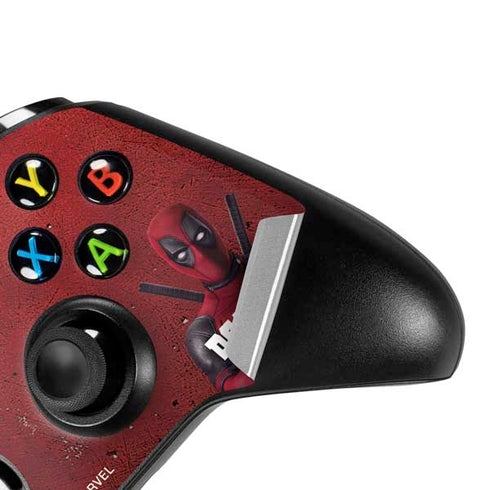 Marvel Deadpool Legacy Deadpool Red Poster Xbox One S Controller Skin