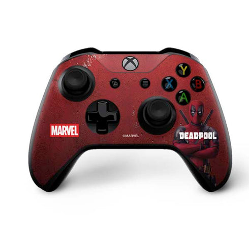 Marvel Deadpool Legacy Deadpool Red Poster Xbox One X Bundle Skin