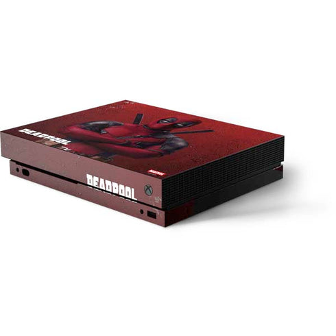 Marvel Deadpool Legacy Deadpool Red Poster Xbox One X Console Skin