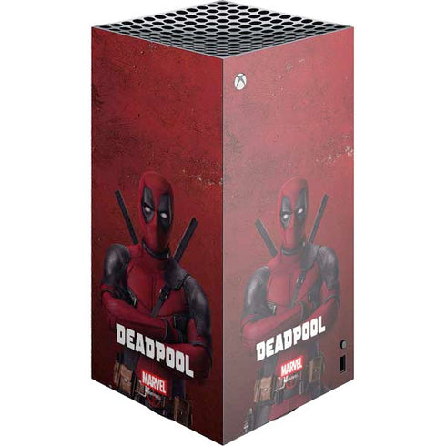 Marvel Deadpool Legacy Deadpool Red Poster XBox Series X Digital Edition Console Skin