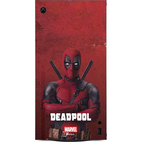 Marvel Deadpool Legacy Deadpool Red Poster XBox Series X Digital Edition Console Skin