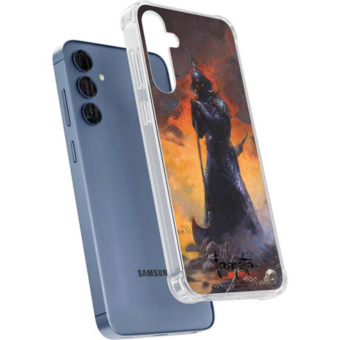 Death Dealer by Frazetta Galaxy A55 5G Clear Case