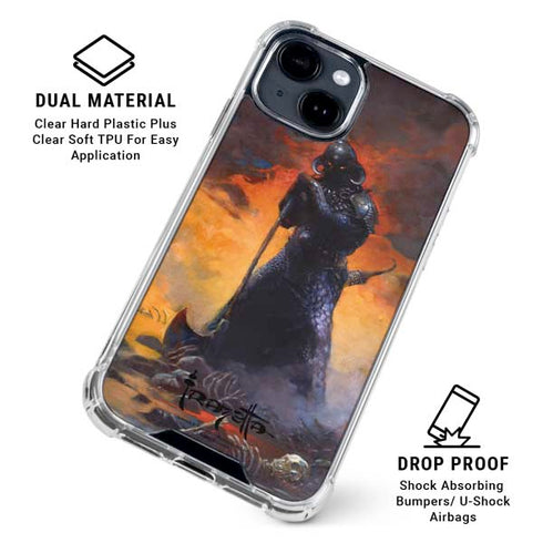 Death Dealer by Frazetta iPhone 15 Clear Case