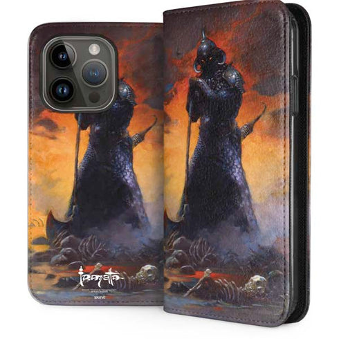 Death Dealer by Frazetta iPhone 15 Pro Folio Case