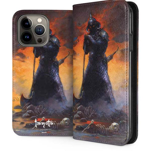 Death Dealer by Frazetta iPhone 15 Pro Max Folio Case