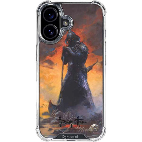 Death Dealer by Frazetta iPhone 16 Clear Case