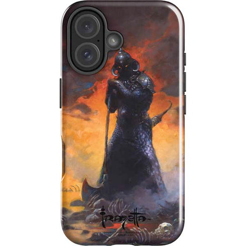 Death Dealer by Frazetta iPhone 16 Plus Impact Case
