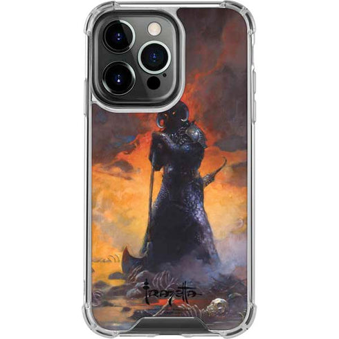 Death Dealer by Frazetta iPhone 16 Pro Clear Case