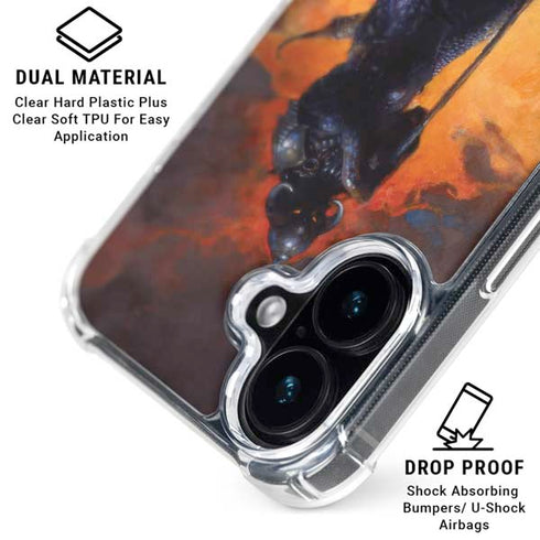 Death Dealer by Frazetta iPhone 17 Clear Case