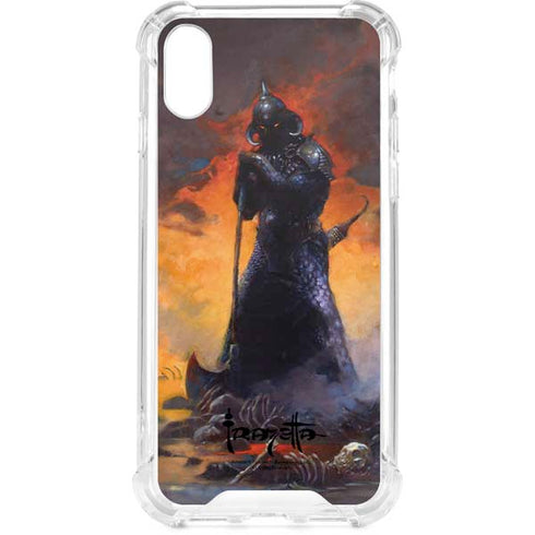 Death Dealer by Frazetta iPhone XS Clear Case