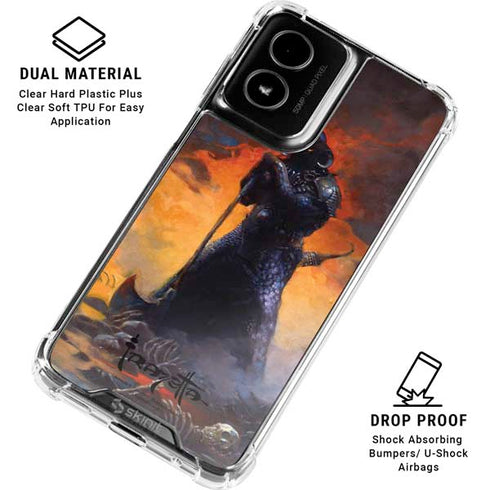 Death Dealer by Frazetta Moto G Power 5G (2024) Clear Case