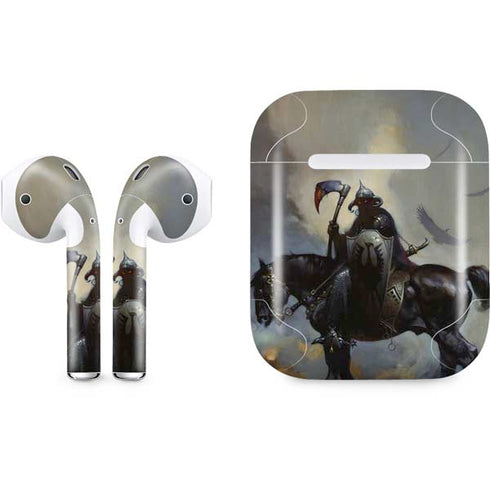 Death Dealer on Horseback by Frazetta Apple AirPods Skin