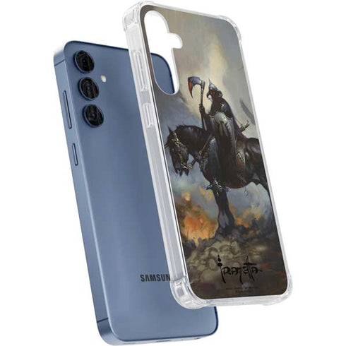 Death Dealer on Horseback by Frazetta Galaxy A35 5G Clear Case