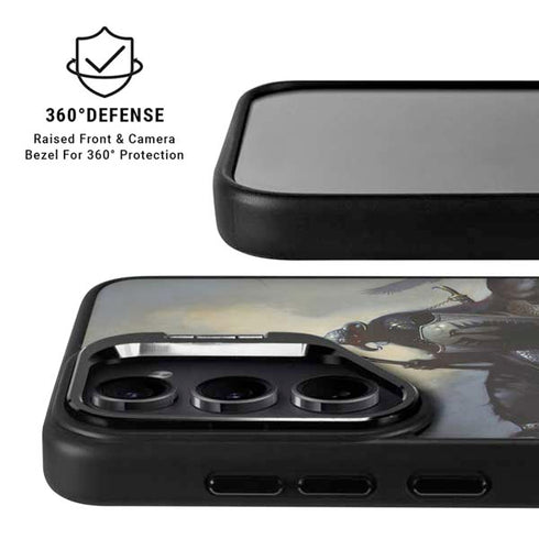 Death Dealer on Horseback by Frazetta Galaxy S24 Kickstand Case