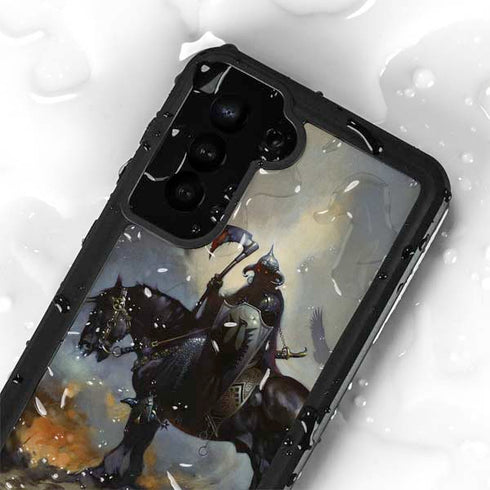 Death Dealer on Horseback by Frazetta Galaxy S24 Plus Waterproof Case