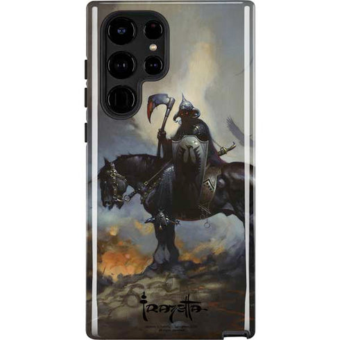 Death Dealer on Horseback by Frazetta Galaxy S25 Ultra Impact Case