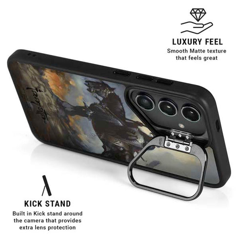 Death Dealer on Horseback by Frazetta Galaxy S24 Ultra Kickstand Case