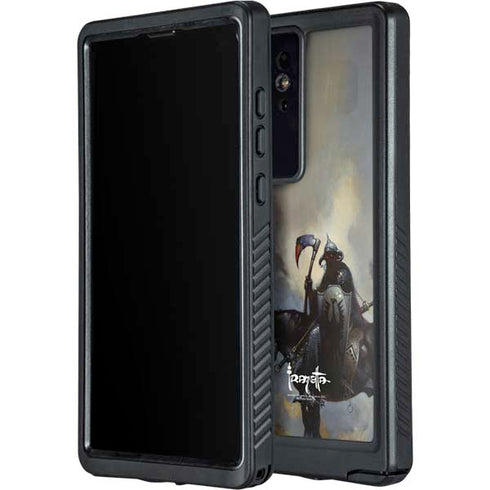 Death Dealer on Horseback by Frazetta Galaxy S24 Ultra Waterproof Case