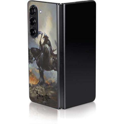Death Dealer on Horseback by Frazetta Galaxy Z Fold5 5G Skin
