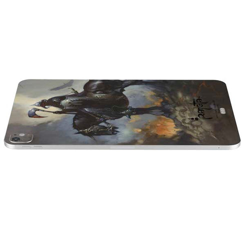Death Dealer on Horseback by Frazetta iPad Pro 13in M4 (2024) Skin