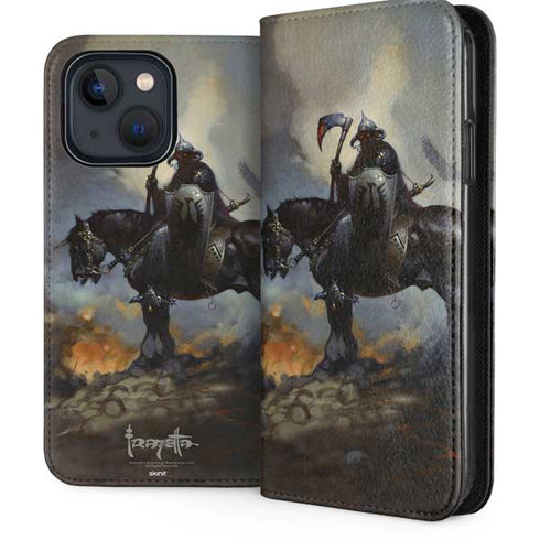 Death Dealer on Horseback by Frazetta iPhone 15 Folio Case