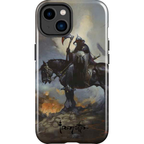 Death Dealer on Horseback by Frazetta iPhone 15 Impact Case