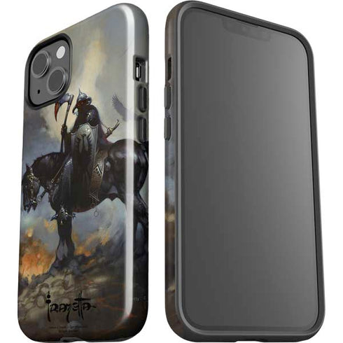 Death Dealer on Horseback by Frazetta iPhone 15 Impact Case